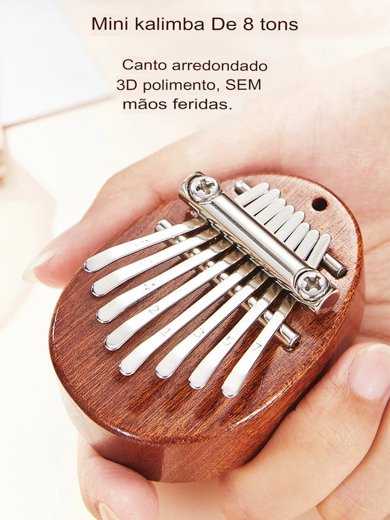 Piano de Dedo - Instrumento Kalimba portátil