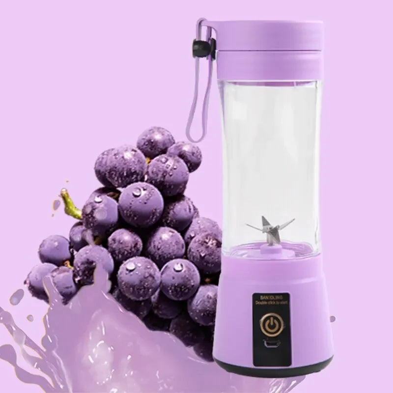 Mini liquidificador portátil - Espremedor elétrico multifuncional com bateria -misturadores de frutas extratores máquina de fazer suco -liquidificador smoothies