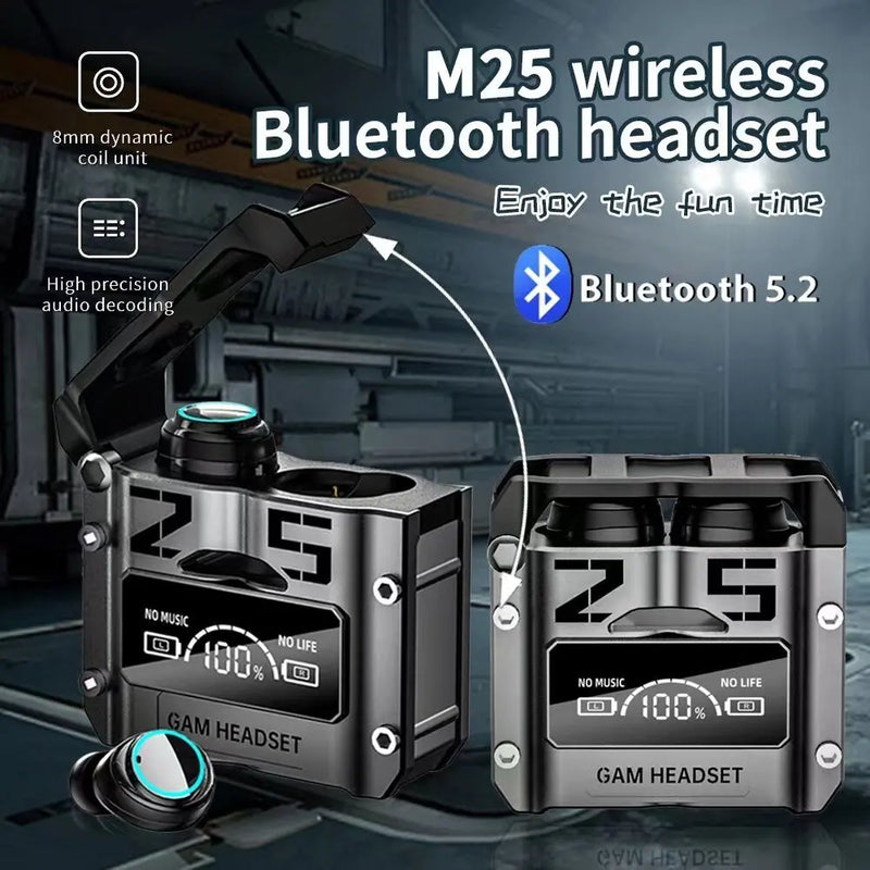 TWS M25 Fones de ouvido sem fio bluetooth